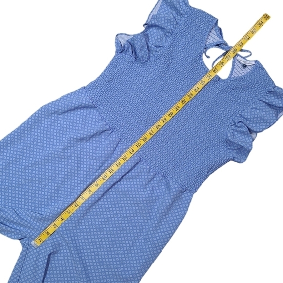 Michelle McDowell Zoey Secret Hideaway Cornflower Jumpsuit Size XL - Picture 8 of 15